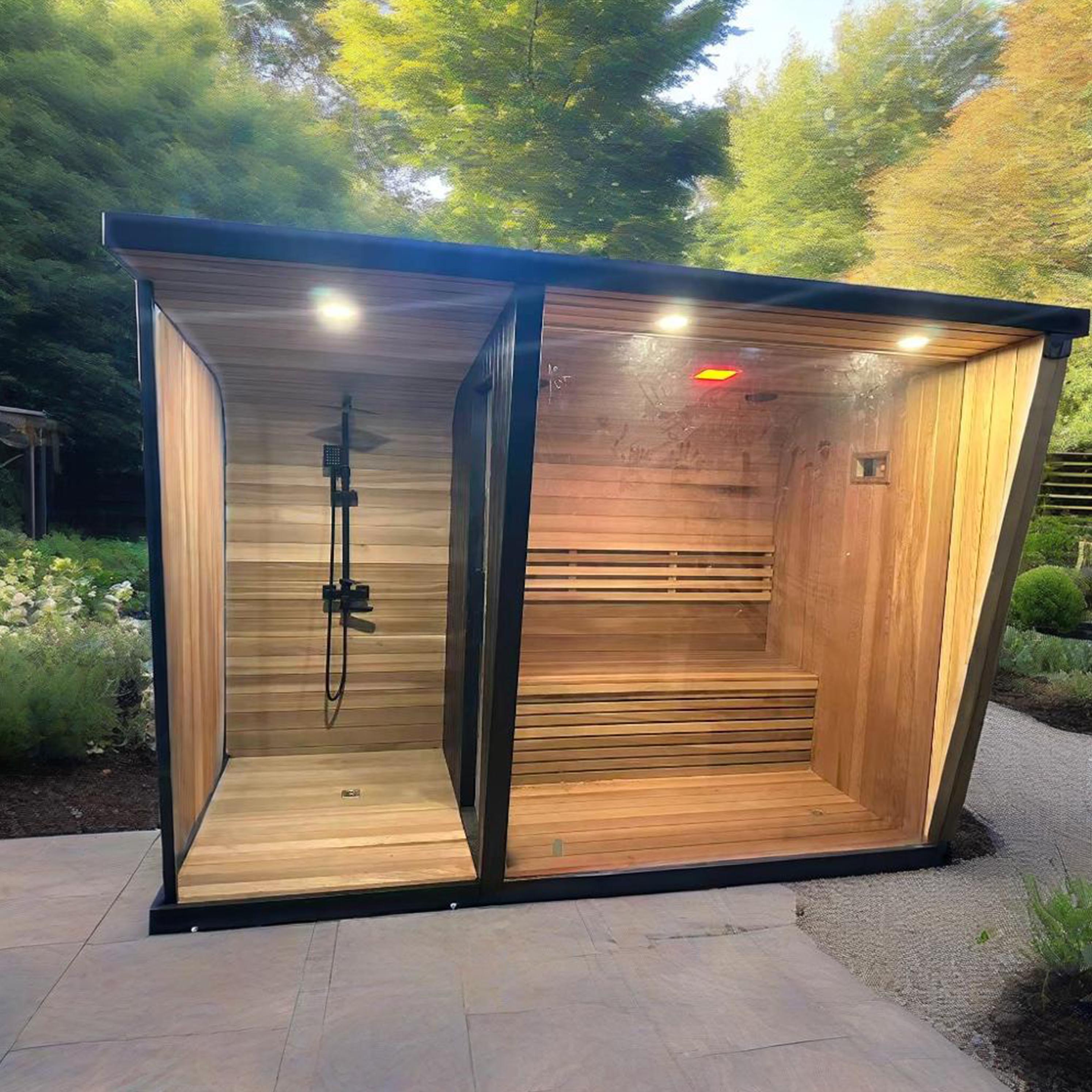 Shower sauna room