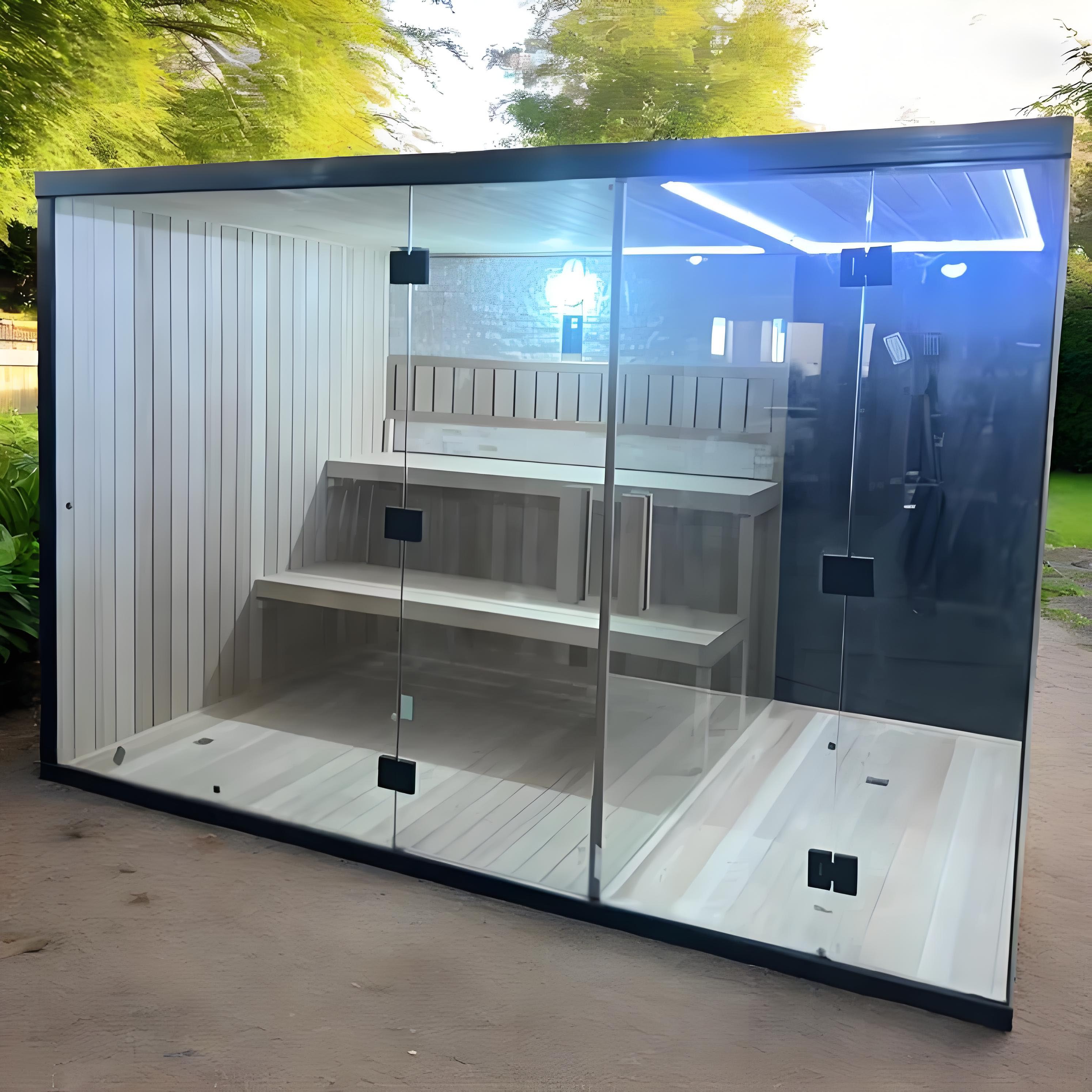 Shower sauna room